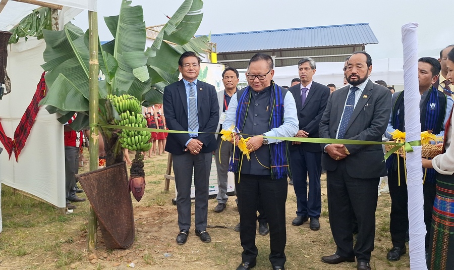 TR Zeliang inaugurates first Banana Festival in Wokha
